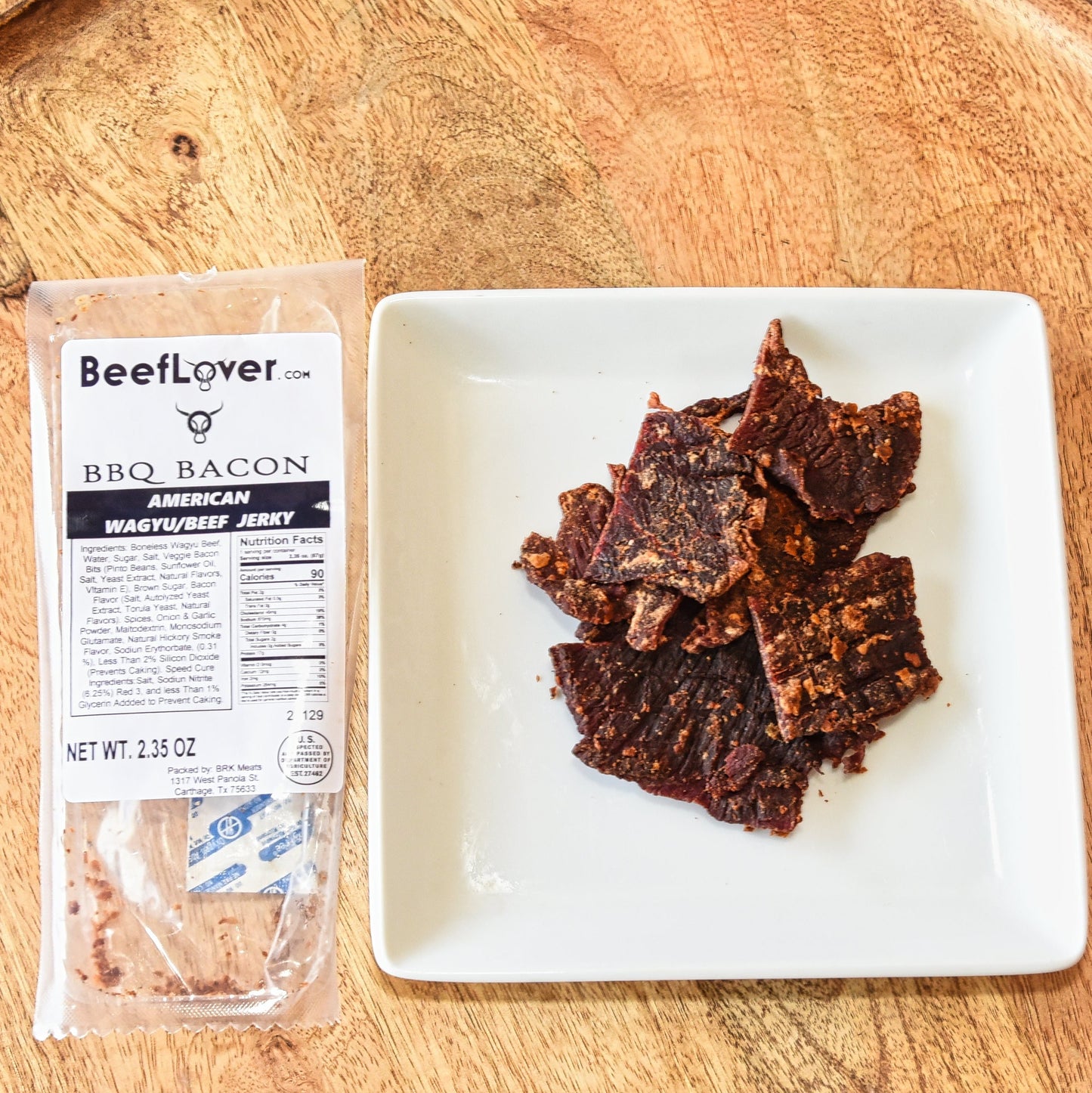 American Wagyu BBQ Bacon Beef Jerky